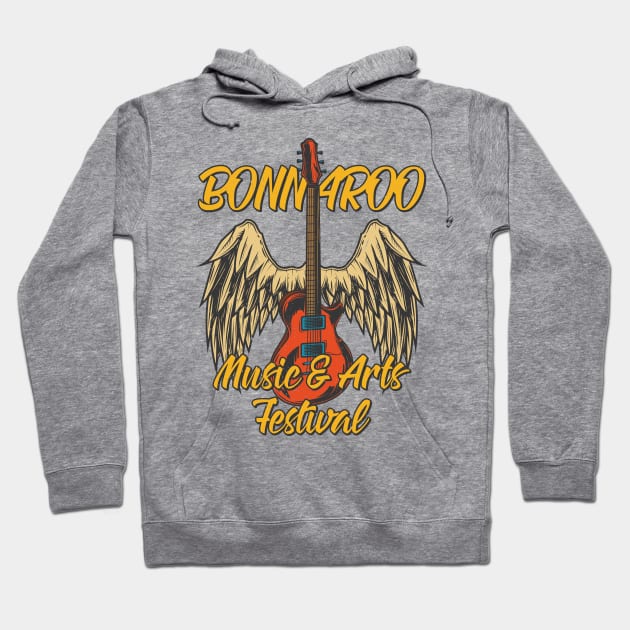 Bonnaroo Winged Guitar Hoodie by Verboten